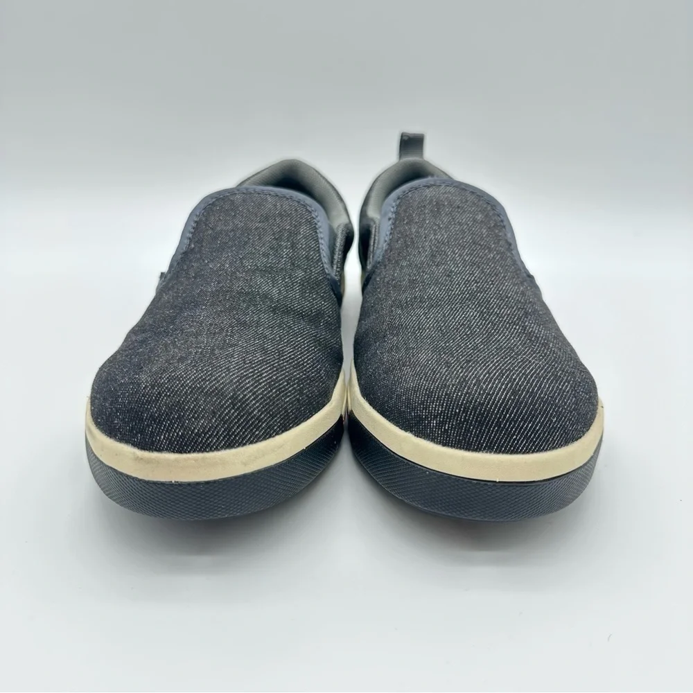 Nautilus Westside Black Denim Slip-On Safety Sneakers